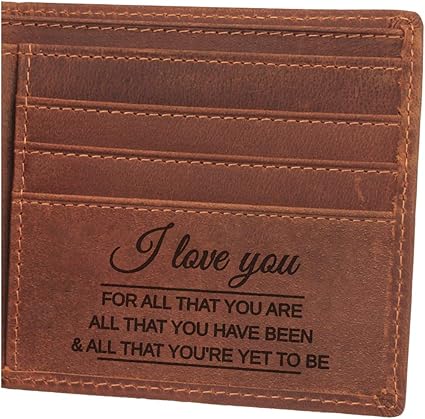engraved husband wallet
