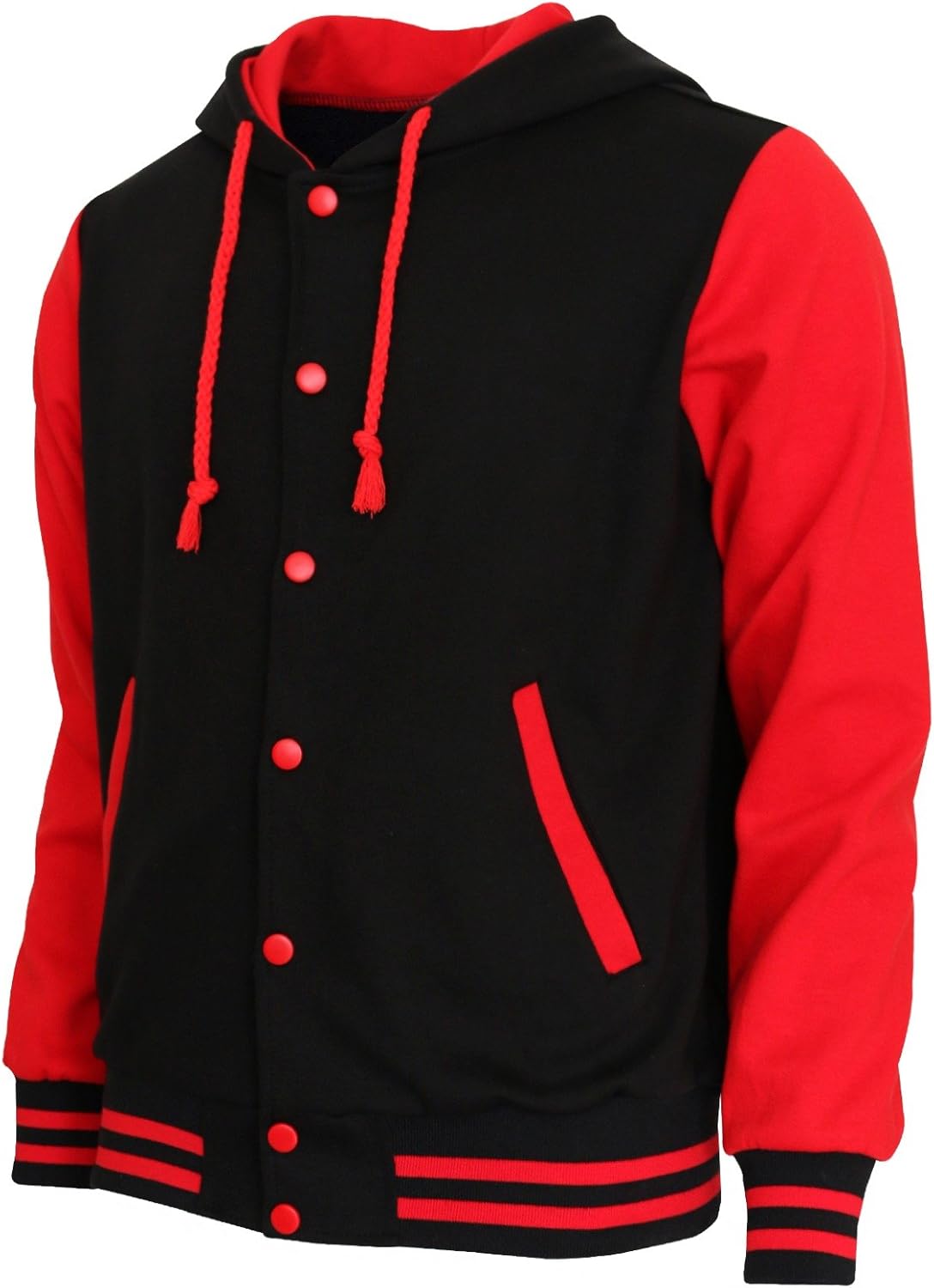 BCPOLO Hoodie Baseball Jacket Varsity Baseball Jacket Cotton Letterman Jacket at  Men’s Clothing store