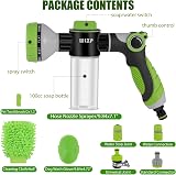 WLZP 10 Spray Pattern Dog Wash with Foam Sprayer & Pet Bath Brush view 2