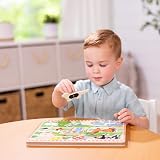 Melissa & Doug Old MacDonald’s Farm Wooden Animal Sound Puzzle for Toddlers 2+ view 7