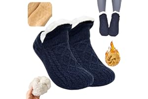 Snowsof Warm Fuzzy Winter Socks for Women - Warm Thick Socks, Thermal Snow Socks for Cold Weather