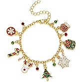 Wullina Christmas Bracelet Holiday Gift Xmas Accessories Bracelets Jewelry for Women
