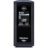 CyberPower CP850AVRLCD Intelligent LCD UPS Battery Backup and Surge Protector, 850VA/510W, 9 Outlets, AVR, Mini-Tower, UL Cer