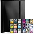 Card Binder 9-Pockets, Trading Card Binder, 20 Pages, 360 Card Capacity Collection Binder, Card Folder for MTG, TCG, Game Cards & Sports Cards（Black）