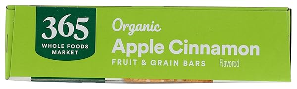 365 BY WHOLE FOODS MARKET, ORGANIC APPLE CEREAL BAR 6 COUNT, 7.8 OUNCE