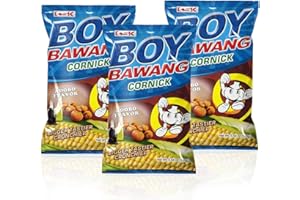 3-packs Boy Bawang, Cornick, ADOBO Flavor 100g Ea