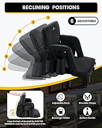 Sportneer Extra Wide Stadium Seats with Back