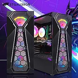 STGAubron Gaming PC Desktop, Radeon RX 550, Intel