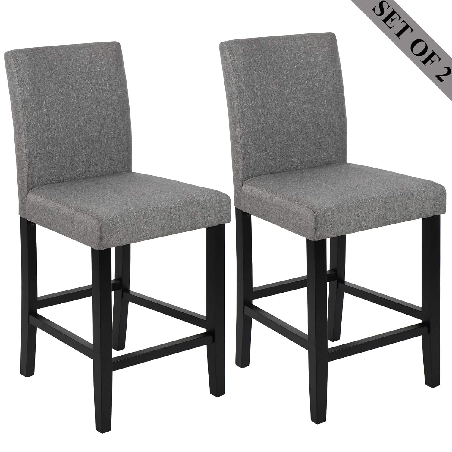 Best Grey Bar Stool Chair Set