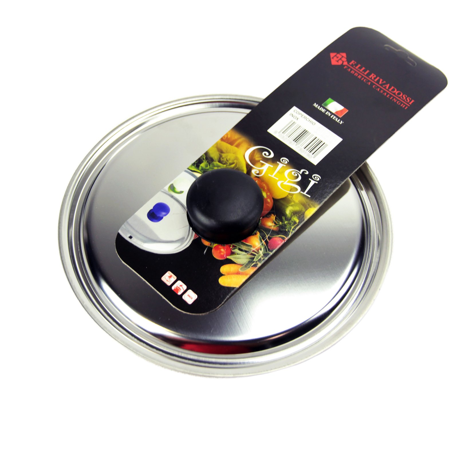 FRATELLI RIVADOSSI COPERCHIO ACCIAIO INOX cm 18 RI