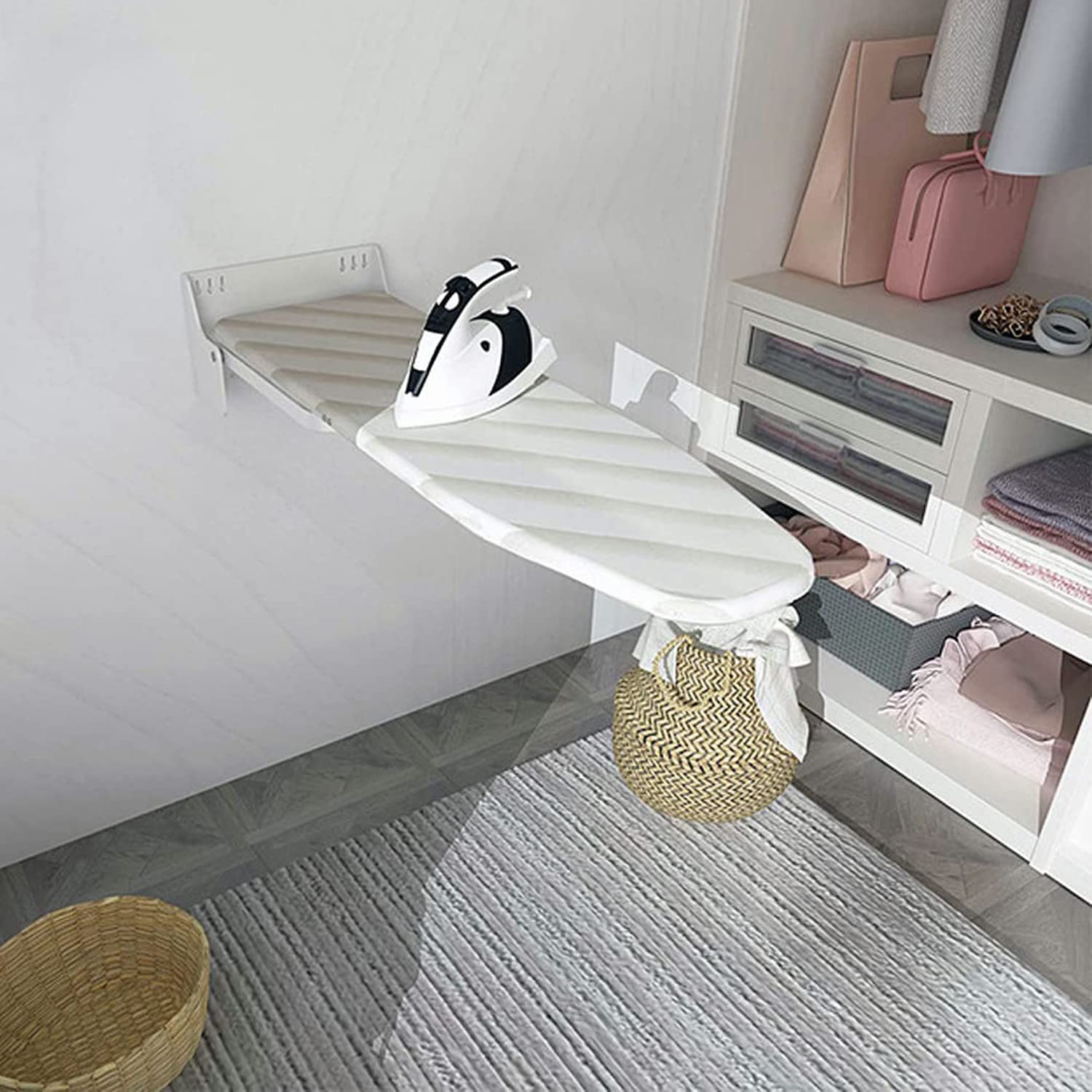 uyoyous Wall Mounted Ironing Board 37.4