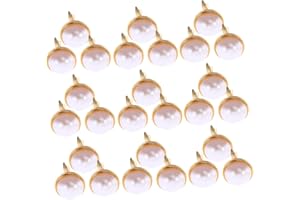 LIFKOME Lot de 120 mini attaches parisiennes décoratives en métal doré pour projets de bricolage, loisirs créatifs, tissu