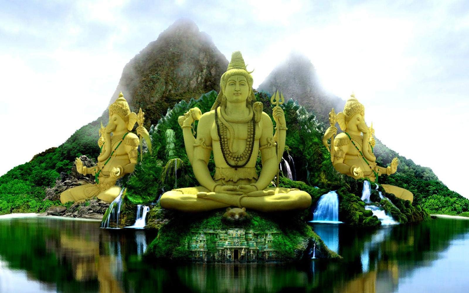 Jigsaw Puzzle 1000 Piece Indian Shiva Idol God Sculpture Art Paintings