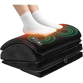 Heycool Heated Foot Rest Under Desk with Vibration Massage, Office Stool | Memory Foam Desk Foot Stool, Ergonomic Foot Rest for Pain Relief, Non-Slip Office Footrest with 3 Heat Levels &amp; Timer