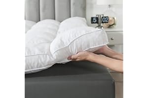 WhatsBedding 3 Inch Memory Foam Mattress Topper King Size, Premium Fluffy & Soft Shredded Memory Foam Filled Pillow Top, Anti-Slip Bottom, 4 Anchor Elastic Bands, 1700GSM, 78x80