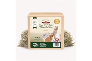 Timothy Hay 20 lb. by JNP Farms, 100% Canadian. Pet Food for Rabbits, Guinea Pigs, Chinchillas, Hamsters, Premium Quality, Al