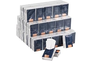 Ysmiltion 120 Packs 4-Ply Pocket Tissues, Unscented Mini Pocket Facial Tissues