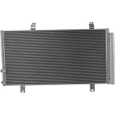 TRQ A/C Condenser and Receiver Drier Assembly | For 2007-2011 Toyota Camry SE LE XLE 2009-2011 Camry Base Model 2005-2012 Avalon 2007-2012 Lexus ES350 09-15 Toyota Venza