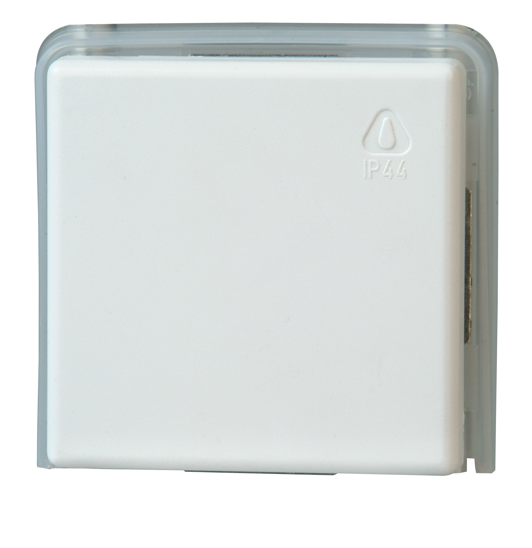 Kopp 624302083 Flush-Mounted Illuminated Switch for Humid Area Arctic White