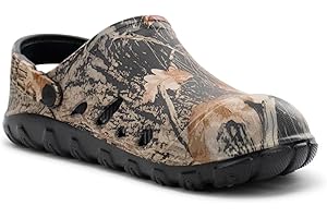 Western Chief Men’s Easies Clog – Water-Friendly EVA Rubber Shoe with Arch Support, Adjustable Heel Strap and Traction Outsol