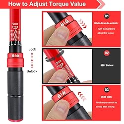 ATsafepro 1/2-Inch Drive Click Torque