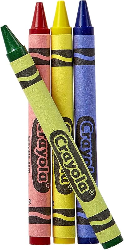 Pastelli a Cera, Confezione da 64 crayon, Temperino Incluso nella Confezione, per Scuola e Tempo Libero, 64 Colori Assortiti, Realizzati con Energia Solare, 52-6448