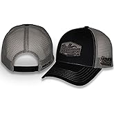 Checkered Flag Sports Chase Elliott Patriotic Baseball Cap - Adjustable Automotive Racing Mesh Hat - Black
