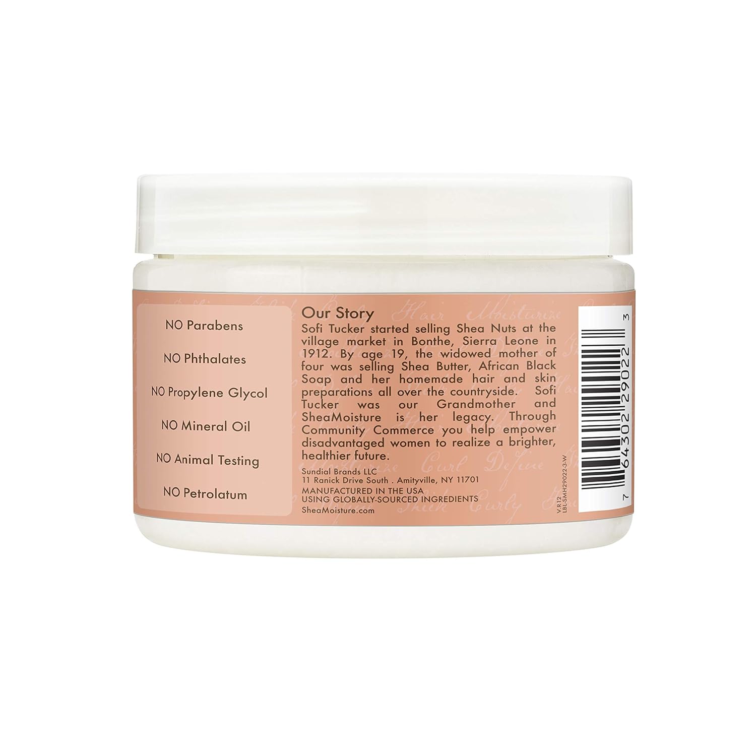 SheaMoisture Smoothie Curl Enhancing Cream for Thick, Curly Hair Coconut and Hibiscus Sulfate Free and Paraben Free 12 oz : Beauty