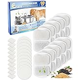 Cunina Dog Water Filter Replacement, 10 Set Dog Water Bowl Filters, Pet Water Filter Compatible with oneisall 7L/230oz/1.8G Stainless Steel Dog Water Fountain