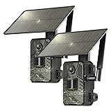 Loatos Cellular Trail Camera 2 Packs, Built-in SIM