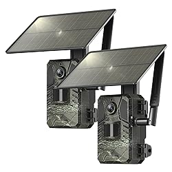 Loatos Cellular Trail Camera 2 Packs, Built-in SIM