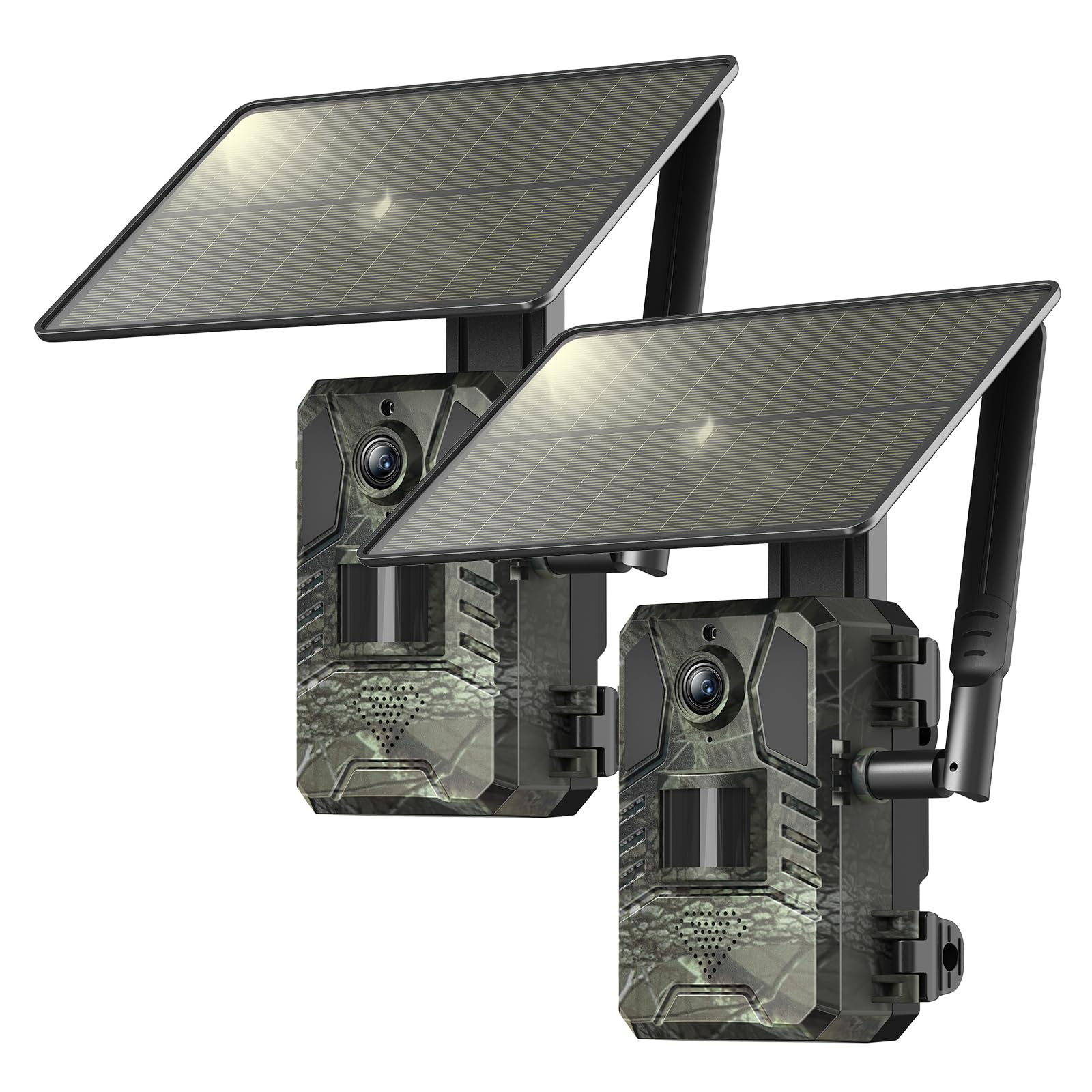 Loatos Cellular Trail Camera 2 Packs, Built-in SIM