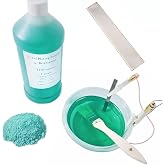 Nickel Plating Kit, 32oz Solution, Anode, Brighteners, Power Supply, Service, Replating, Bright Electroplating for Jewelry, Gun, Pen, 1 Quart