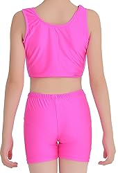 speerise Girls 2-Piece Gymnastics Dance Tank Top