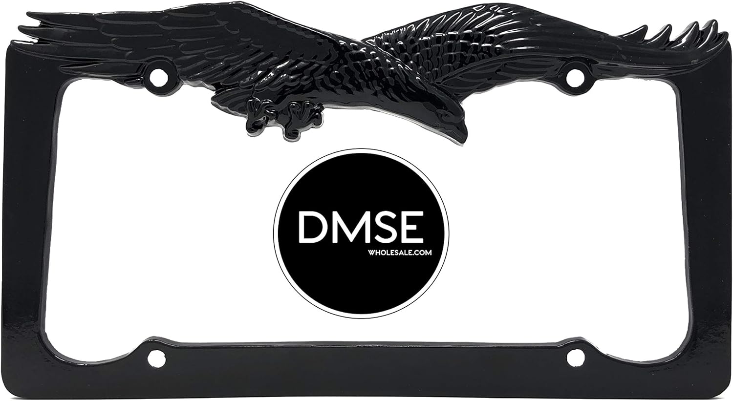 DMSE American Eagle Eagles Bird Universal Metal License Plate Frame Cool Decorative