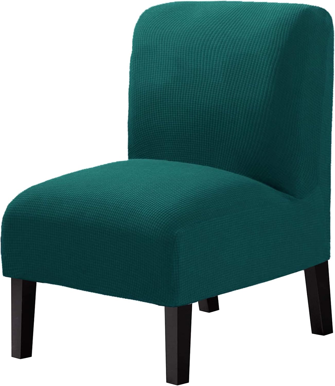 WOMACO Armless Accent Chair Slipcover Stretch Accent Slipper Chair Cover Removable