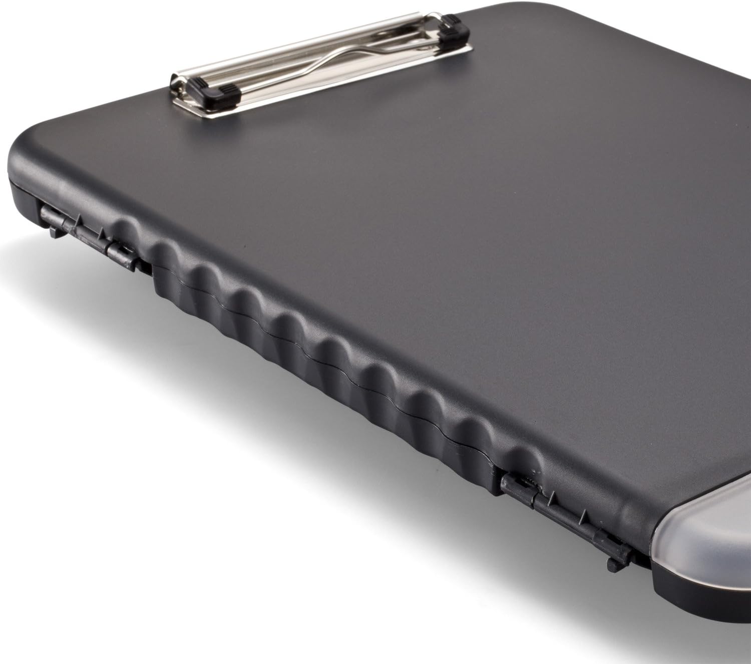 Officemate Slim Clipboard Storage Box, Charcoal (83303) : Office Products