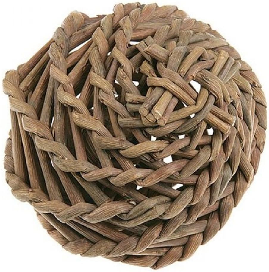 HAPPYPET Small Natural Willow Ball for Small Animals Durable Fun Toy
