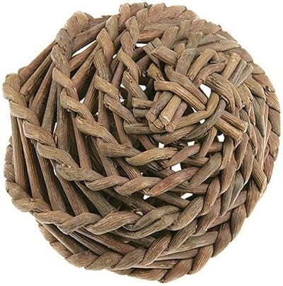 HAPPYPET Small Natural Willow Ball for Small Animals Durable Fun Toy
