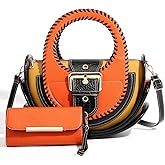 Designer Handbag Black Multi-Color Leather Vintage women's handbag Large Capacity Multi-layer 2025 new in crossbody