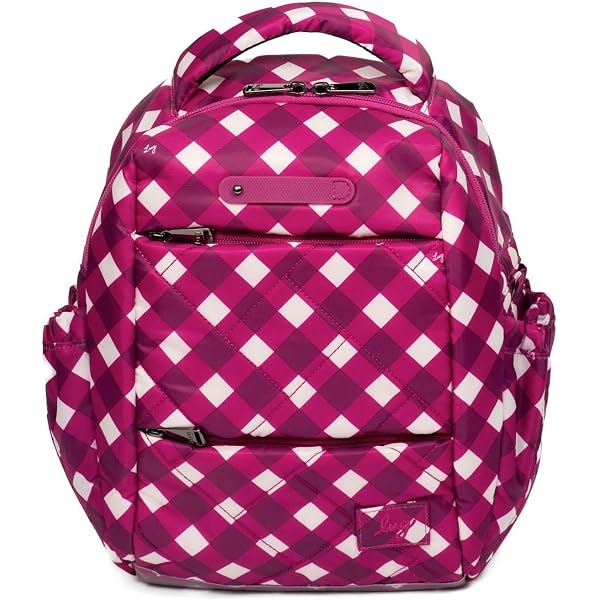 Striped Pink & Purple Utility Backpack from LUG Utility Backpack Set main image 2