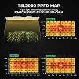 Mars Hydro Grow Tent Kit 2x4ft TSL2000 LED Light 300W System view 5
