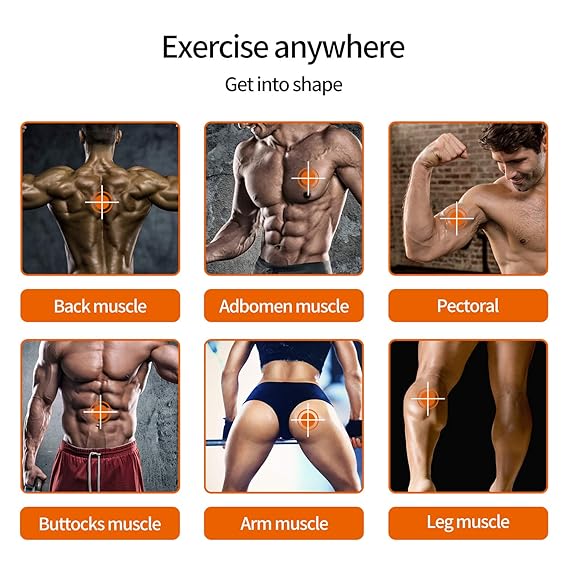 UYGHHK stymulator mięśni brzucha EMS toner fitness trener ...