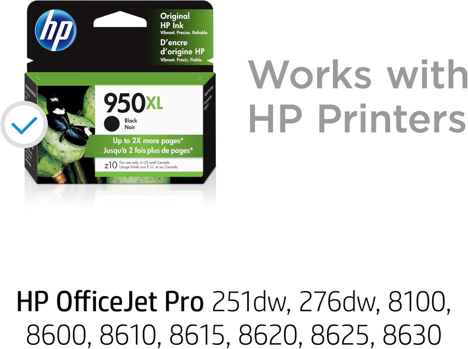 HP 950XL | Ink Cartridge | Black | CN045AN: Office Products