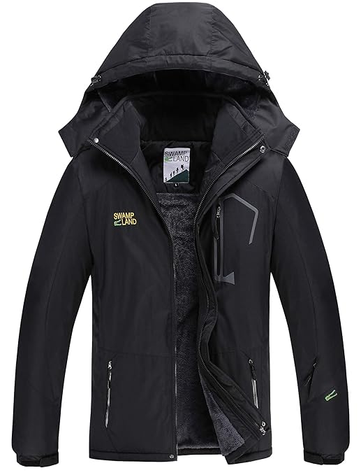 Warm Gefüttert Winterjacke Wasserdicht Atmungsaktiv Softshelljacke Herren Wanderjacke Outdoor Funktionsjacke Sport Regenjacke