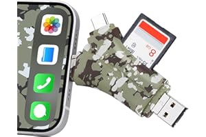 Kisumi Trail Camera Viewer, Game Camera SD Card Viewer for Hunters to View Pictures and Videos, Perfect Deer Hunting Accessories