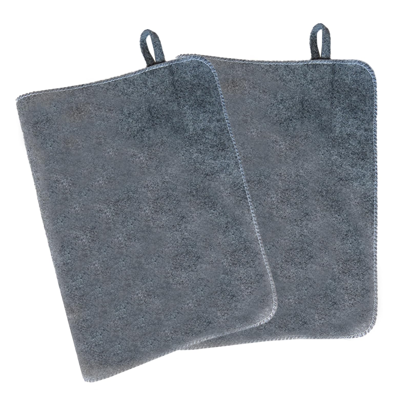 Photo 1 of 2Pcs Sauna Mat Felt Sauna Cushion – Absorbent and Heat Insulation Seat Mat for Inside Sauna Home Spa and Wellness Centers