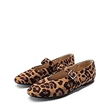 DREAM PAIRS Women's Ballet Mary Jane Flats Dress