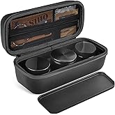 Anverion Smell Proof Bag – Smell Proof Box with Glass Jars, Multi-Functional Work Tray, Waterproof & Odor Proof Bag,Large Capacity Stash Box For Your Accessories,Travel Essentials for Men and Women