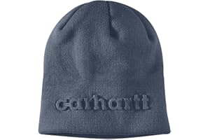 Carhartt Mens Knit Embossed BeanieBeanie Hat